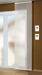 Flächenvorhang Uni Voile versch. Farben BxH 60x245cm